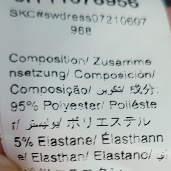 Nwot Emery Rose Heart ❤️ Print lightweight Dress 👗👗 Size XL - Picture 7 of 9